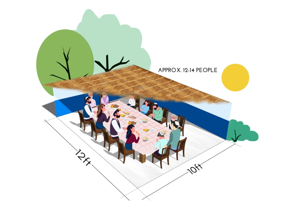 10x12 Illustration sukkah 10x12 Illustration
