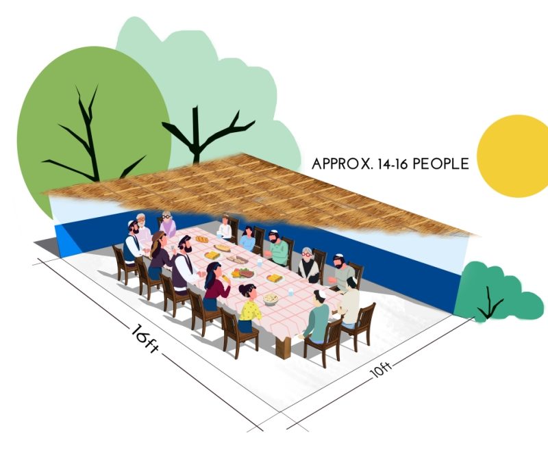 sukkah 10x16 Illustration