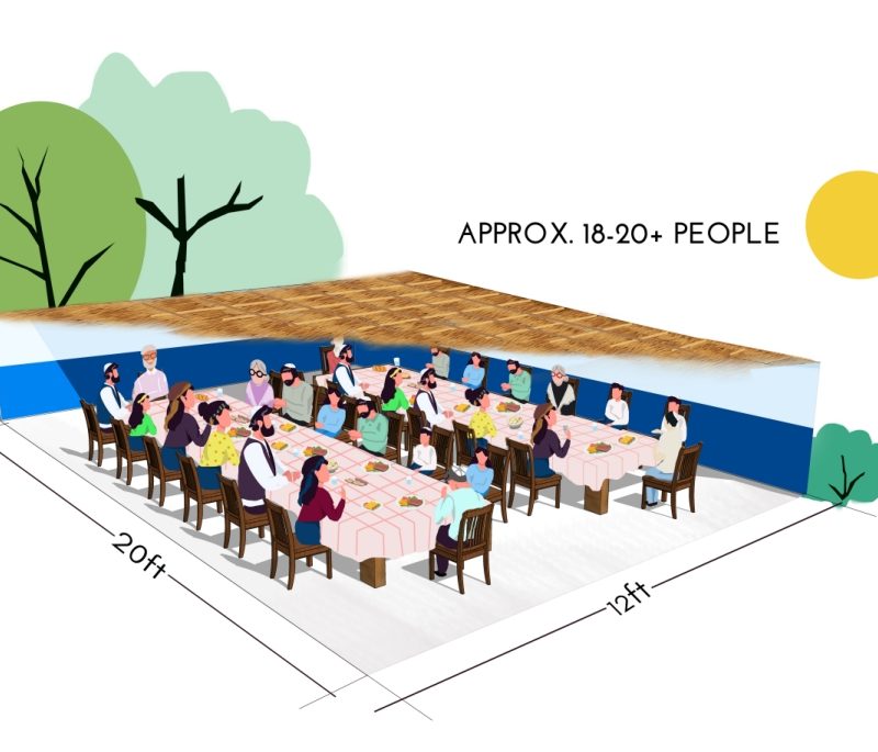sukkah 12x20 Illustration