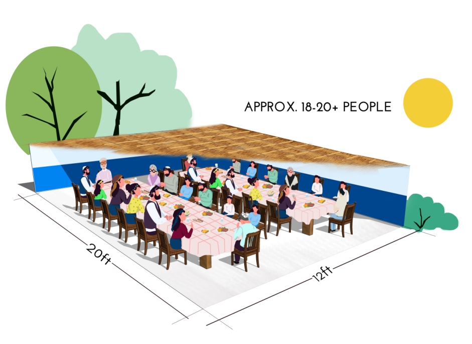 12x20B Illustration sukkah 12x20 Illustration