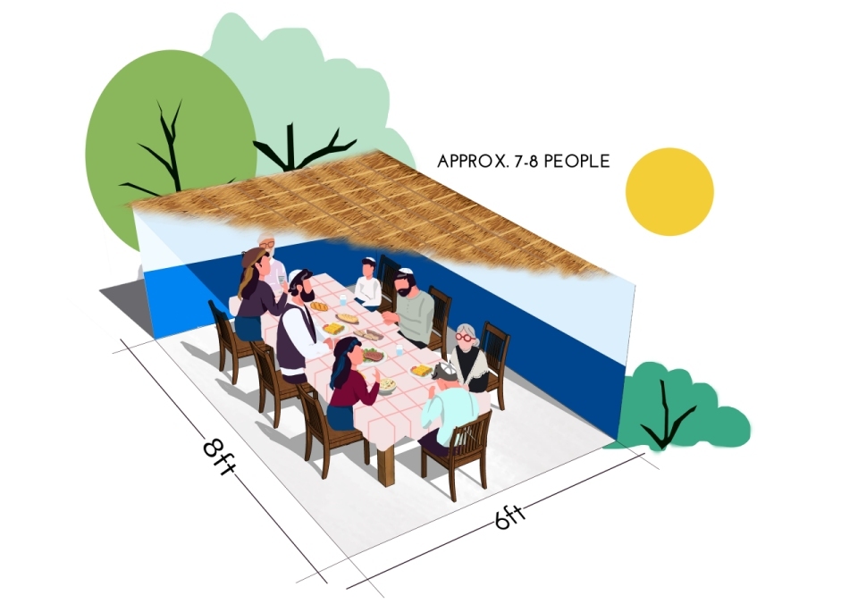 6x8B Illustration sukkah 6x8B Illustration