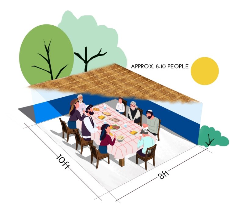 sukkah 8x10 Illustration
