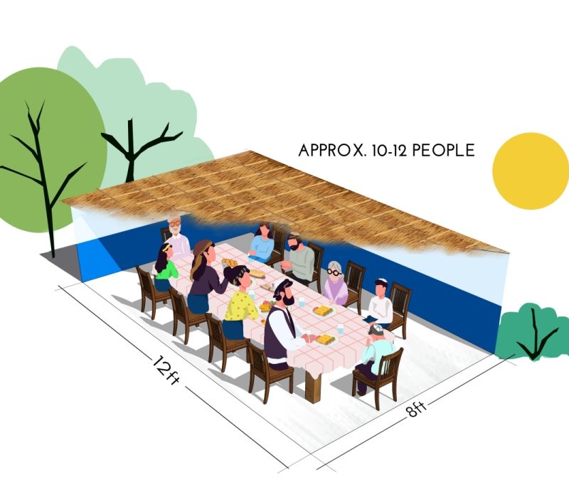 sukkah 8x12 Illustration