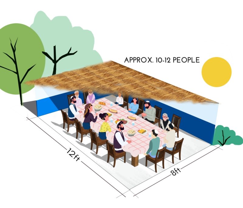 sukkah 8x12B Illustration